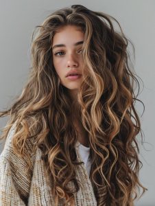 Chic Long Waves: Hairstyles That Suit Every Face Shape - Style US