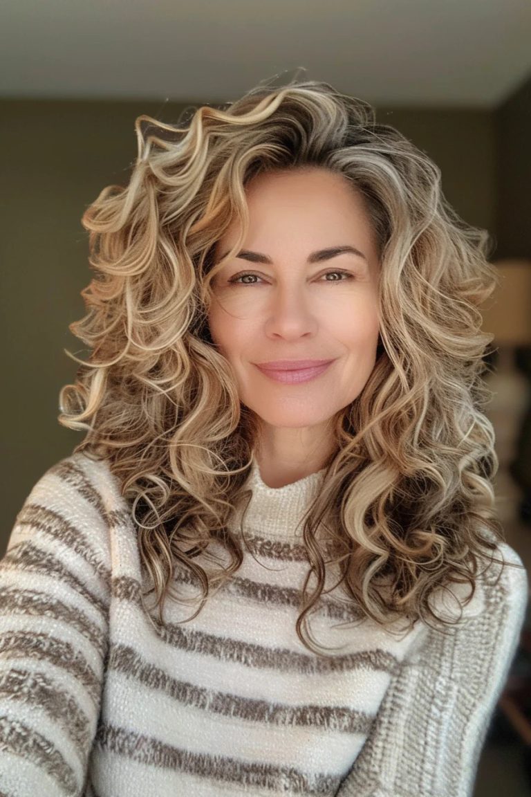 “34 Stylish Long Hairstyles for Women Over 40 to Try in 2024”