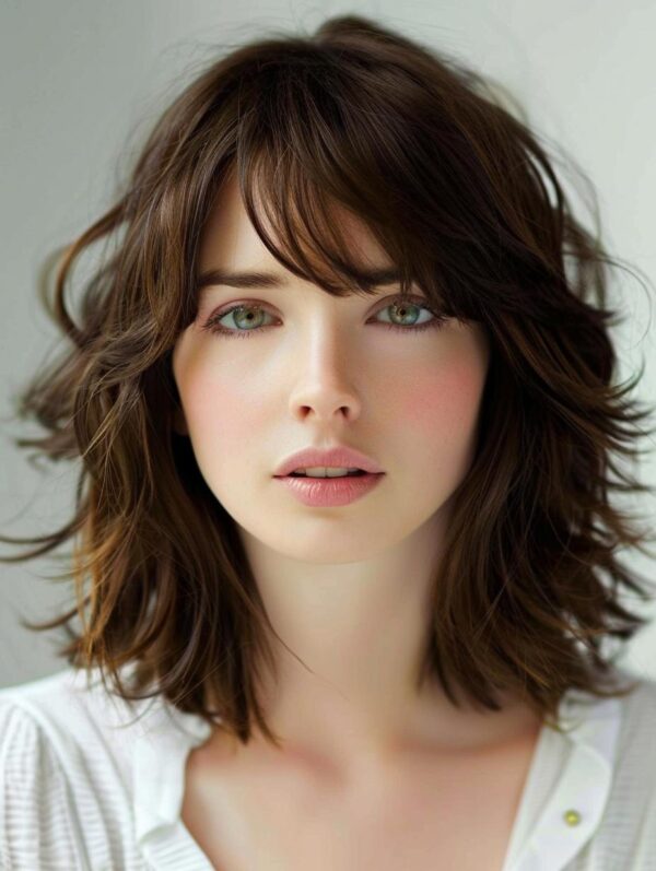 Find Your Style: 24 Layered Shoulder-Length Hairstyles