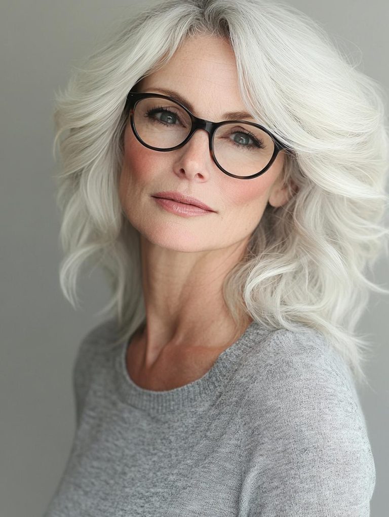 “Framed Elegance: 24 Hairstyles for Women Over 50”