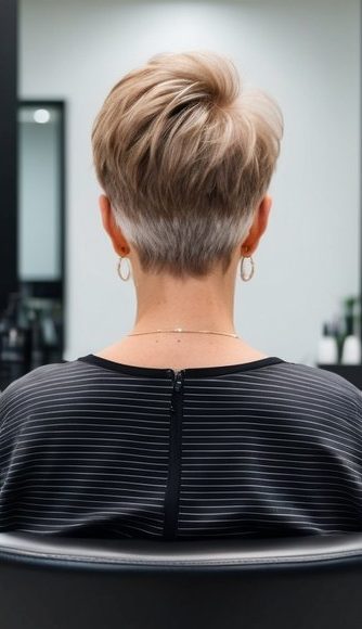 asymmetrical bob haircut women over 60 confident chic