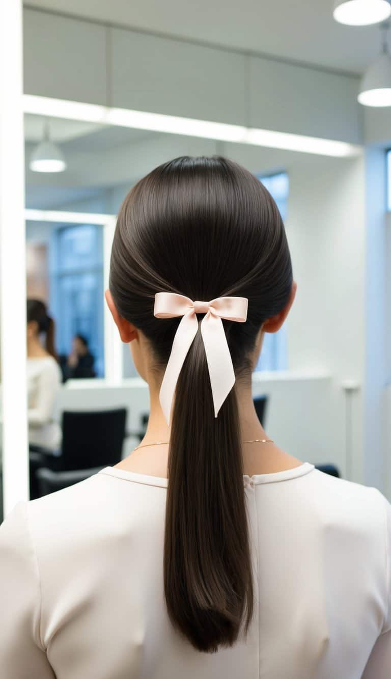 ballet inspired ponytail sleek elegant high classical