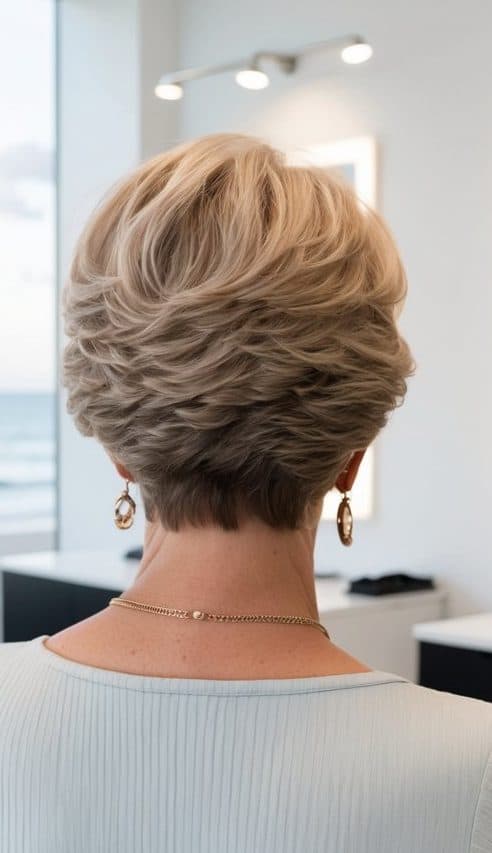 beachy waves hairstyle women over 60 stylish