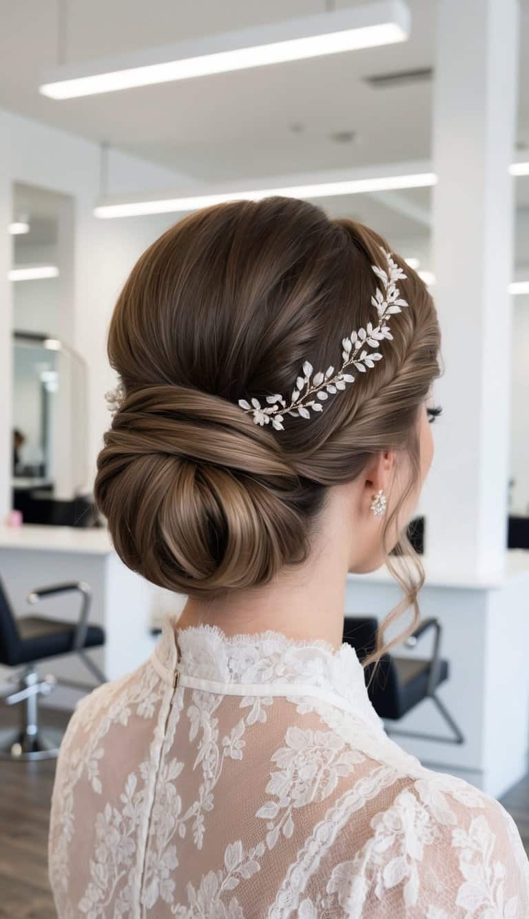 bohemian braids wedding hairstyle