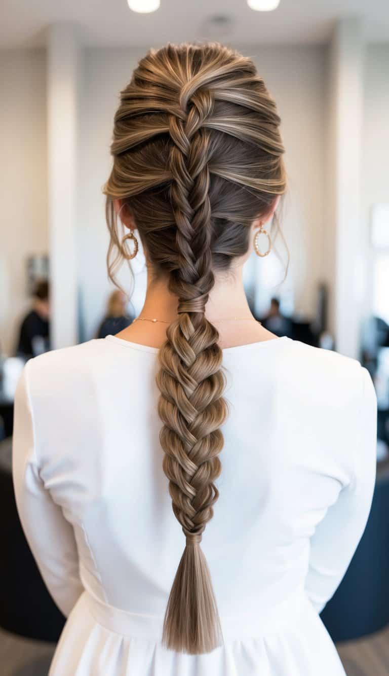double braid hairstyle