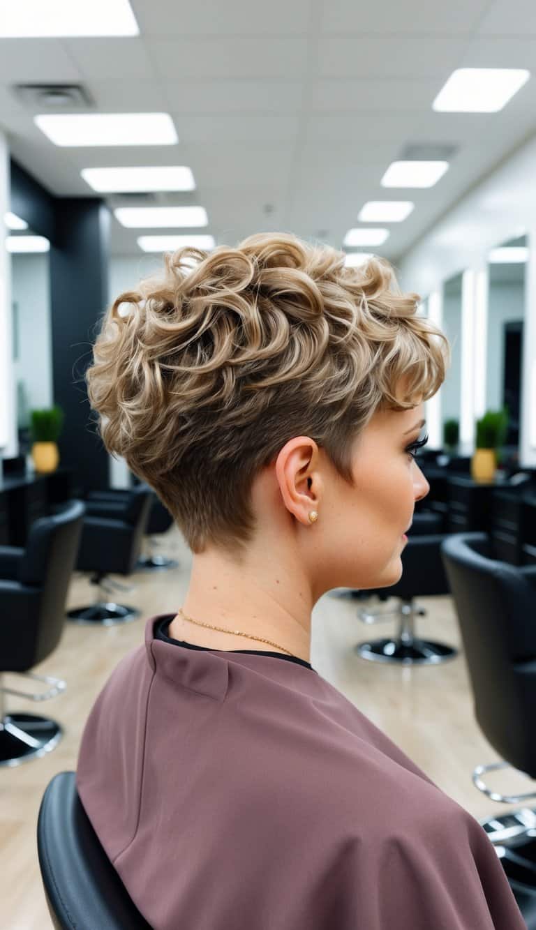 layered pixie cut hairstyle