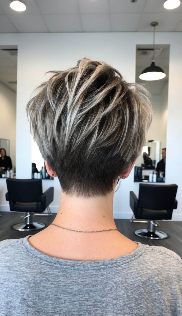 messy pixie short hairstyle effortless casual cool