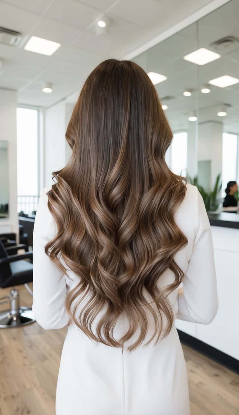 modern waves with flicked ends hairstyle