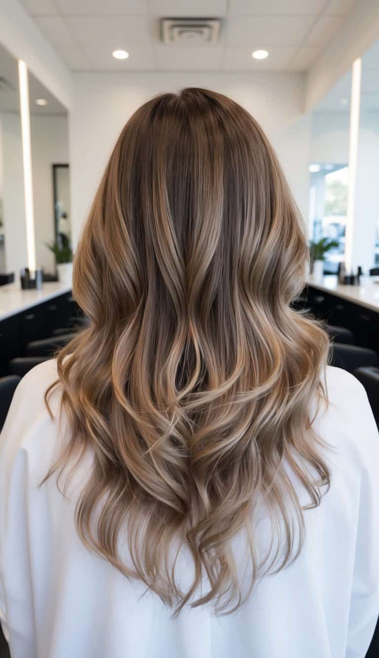 sleek undone waves hairstyle