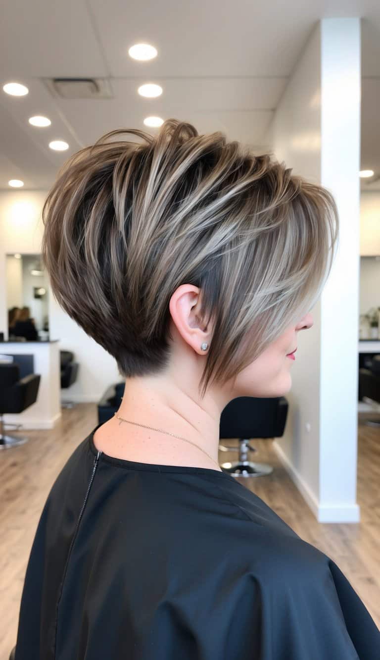 tousled pixie bob hairstyle