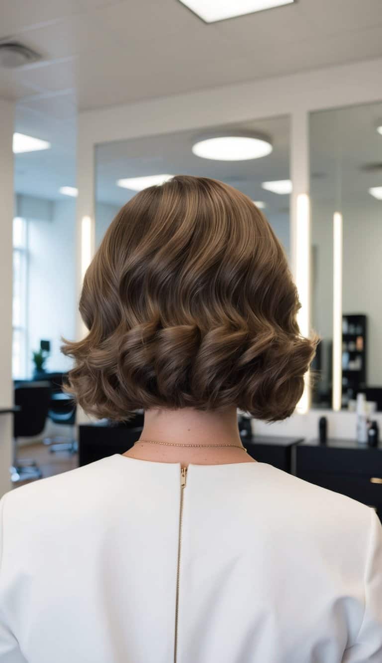 vintage wave bob short hairstyle glamorous old hollywood