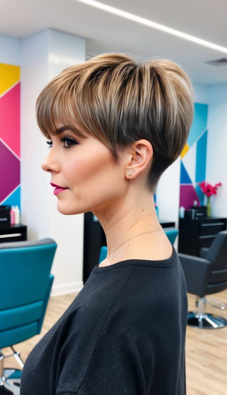 wispy bangs pixie hairstyle