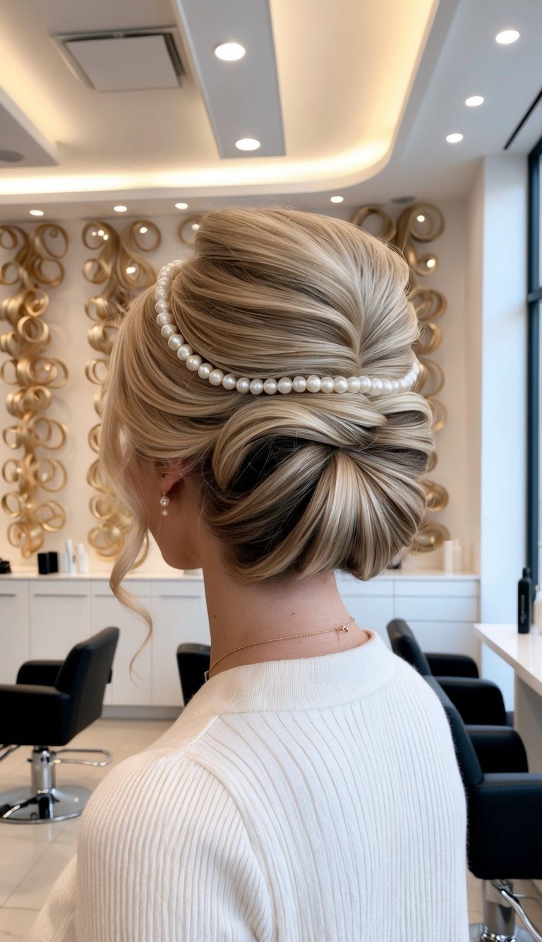 glossy spiral ponytail hoco hairstyle