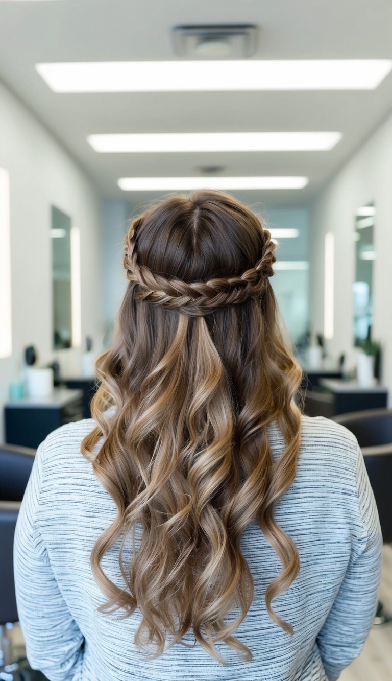 textured side ponytail hoco hairstyle