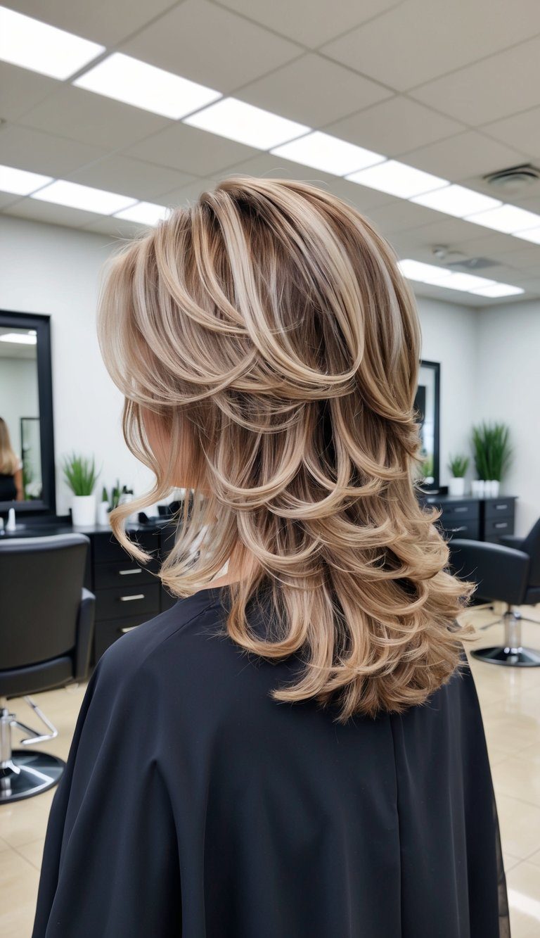 feathered blowout with soft layers hoco