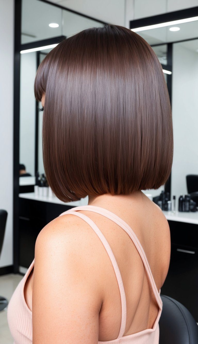 two-tone bob hairstyle